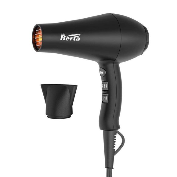 BERTA Blow Dryer Berta Salon Professional Negative Ionic 1875W Hair Dryer - Picture 7 of 9
